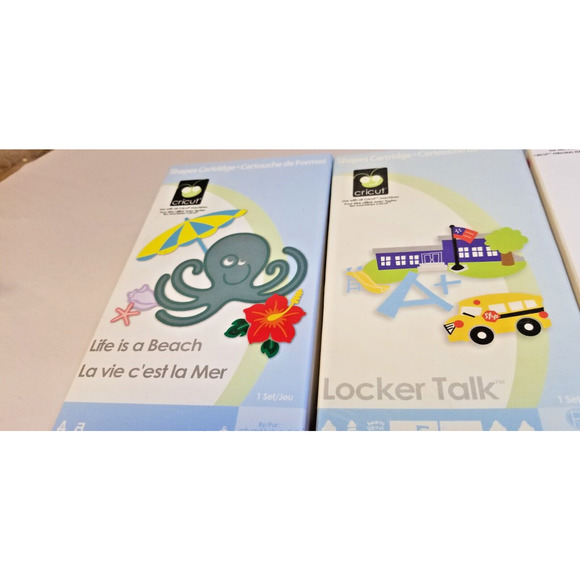 Cricut Cartridge Lot Of 8 /Critter/Paper Doll/Beach/Joy of the Season/Garden + - Picture 3 of 6